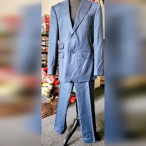 English Laundry Men's Blue Suit